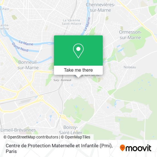 Centre de Protection Maternelle et Infantile (Pmi) map