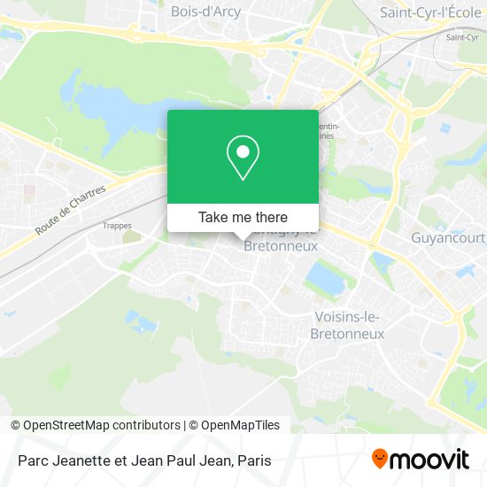 Parc Jeanette et Jean Paul Jean map