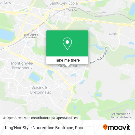 King'Hair Style Noureddine Boufraine map