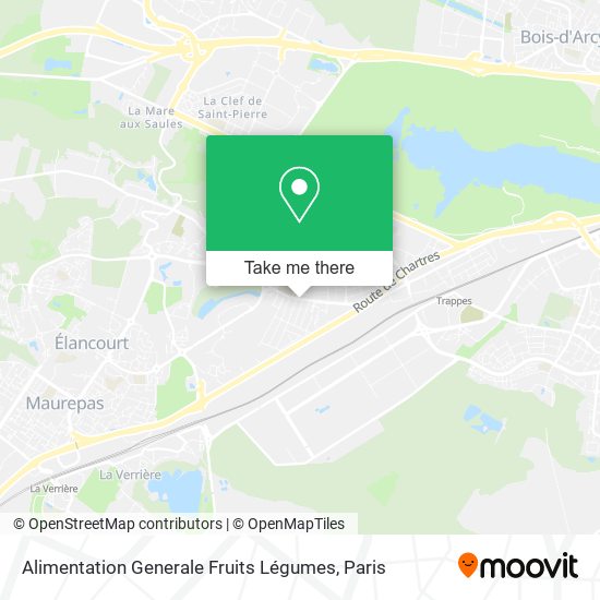 Alimentation Generale Fruits Légumes map