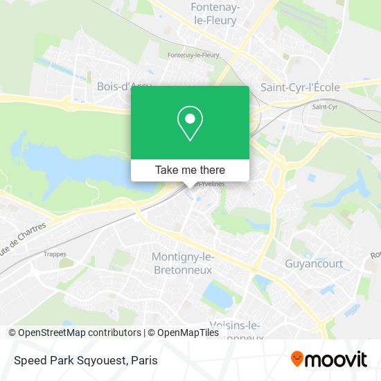 Mapa Speed Park Sqyouest