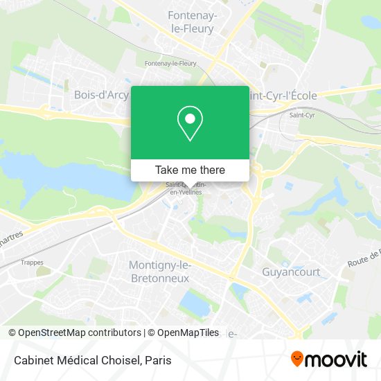 Cabinet Médical Choisel map