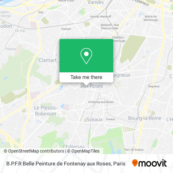 B.P.F.R Belle Peinture de Fontenay aux Roses map