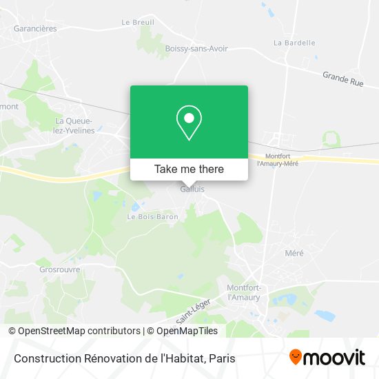 Construction Rénovation de l'Habitat map