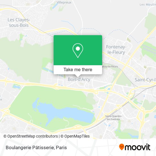 Boulangerie Pâtisserie map