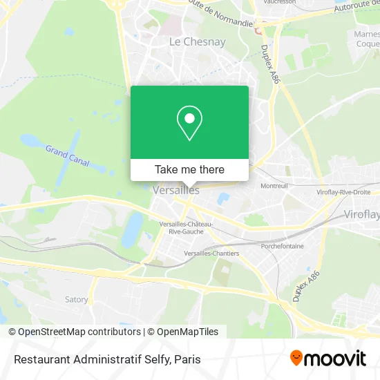 Restaurant Administratif Selfy map