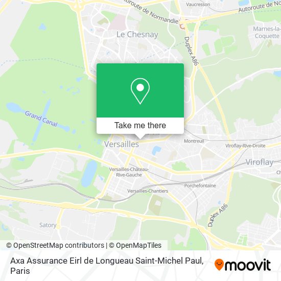 Axa Assurance Eirl de Longueau Saint-Michel Paul map