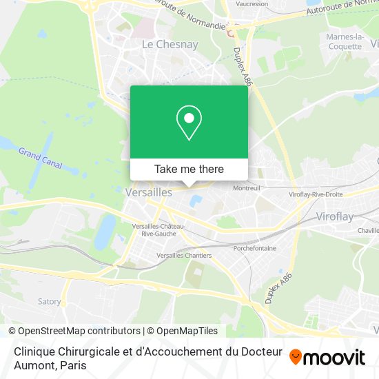 Clinique Chirurgicale et d'Accouchement du Docteur Aumont map