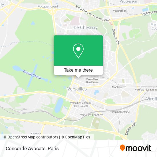 Concorde Avocats map