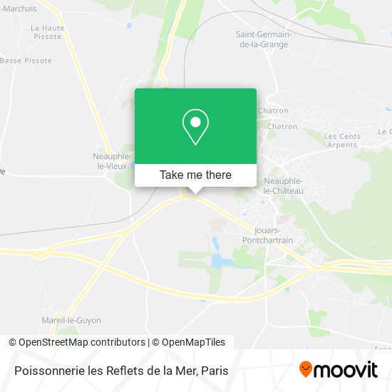 Poissonnerie les Reflets de la Mer map