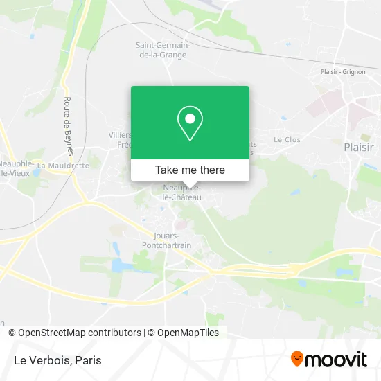 Le Verbois map