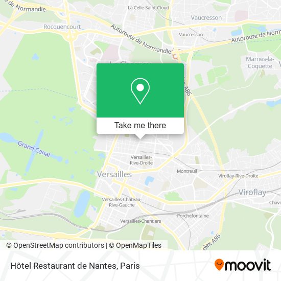 Hôtel Restaurant de Nantes map