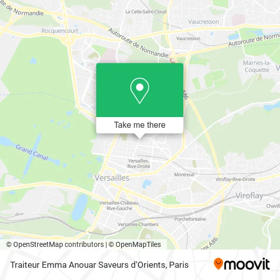 Traiteur Emma Anouar Saveurs d'Orients map