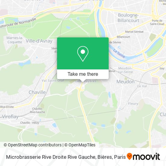 Microbrasserie Rive Droite Rive Gauche, Bières map
