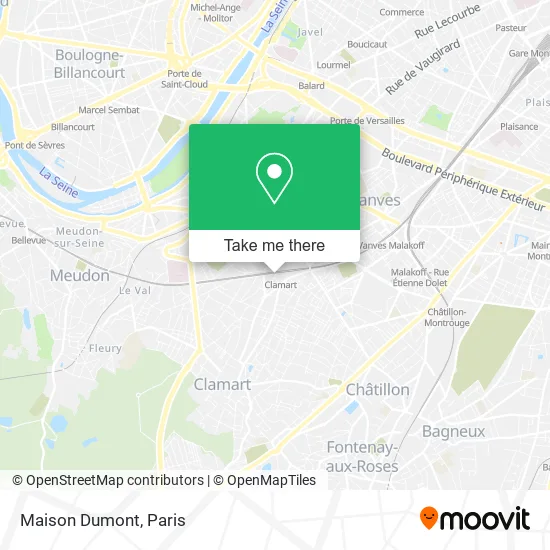 Maison Dumont map