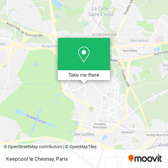 Keepcool le Chesnay map