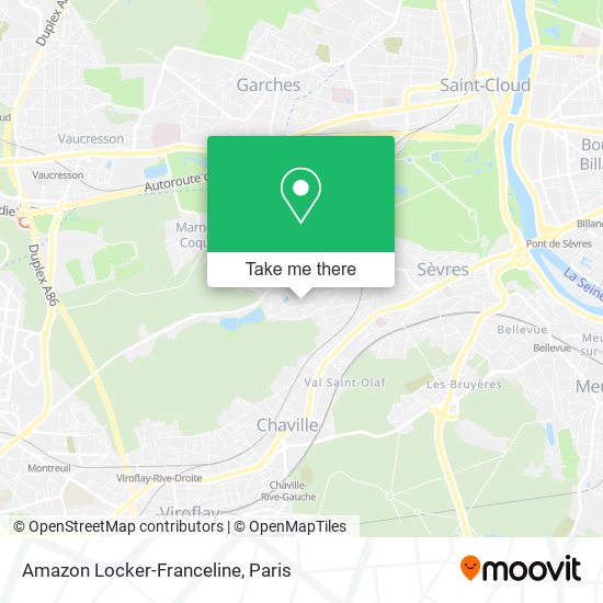 Mapa Amazon Locker-Franceline