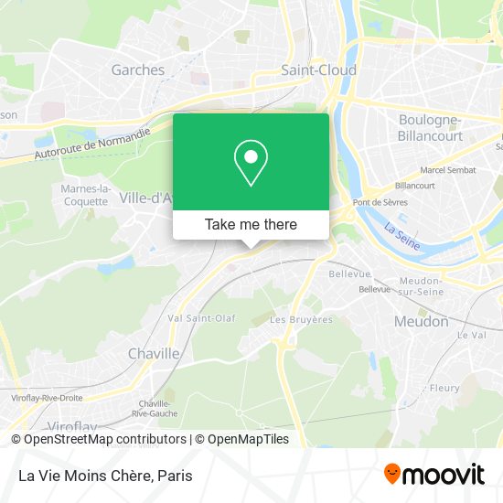 La Vie Moins Chère map