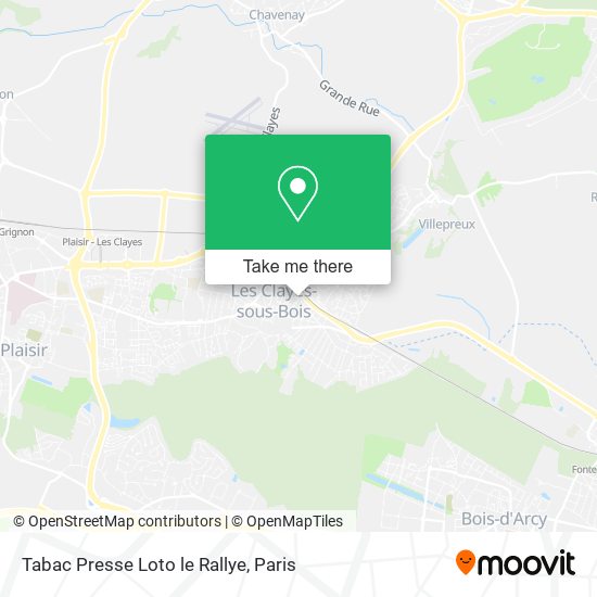 Mapa Tabac Presse Loto le Rallye