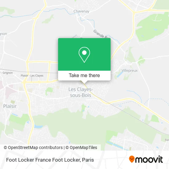 Foot Locker France Foot Locker map