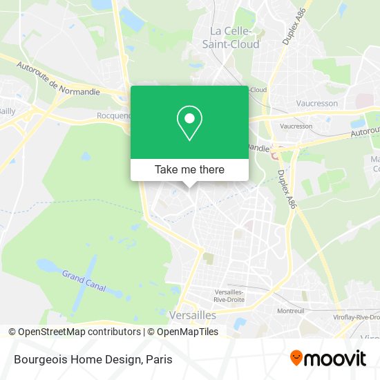 Bourgeois Home Design map