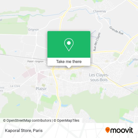 Kaporal Store map