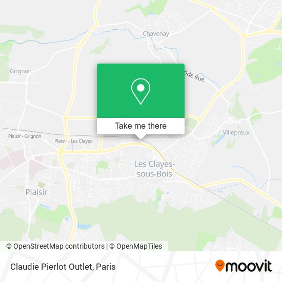 Claudie Pierlot Outlet map