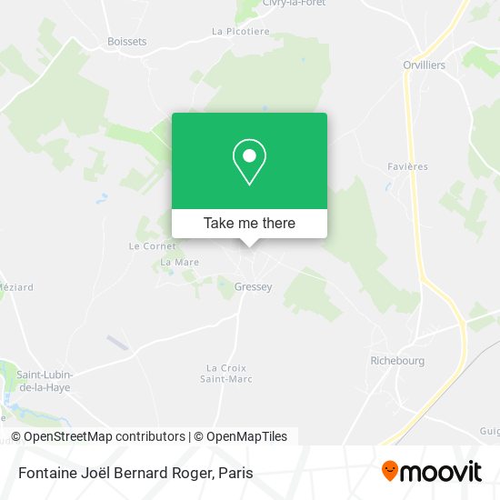 Fontaine Joël Bernard Roger map