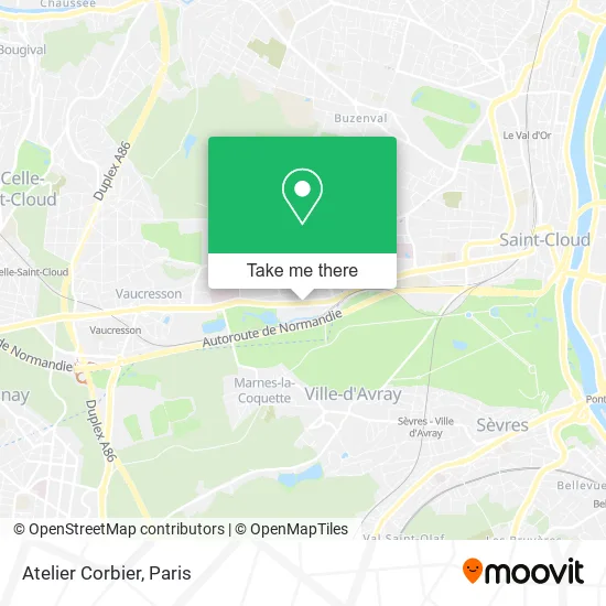 Atelier Corbier map