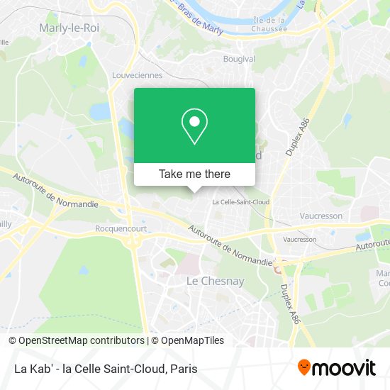 Mapa La Kab' - la Celle Saint-Cloud
