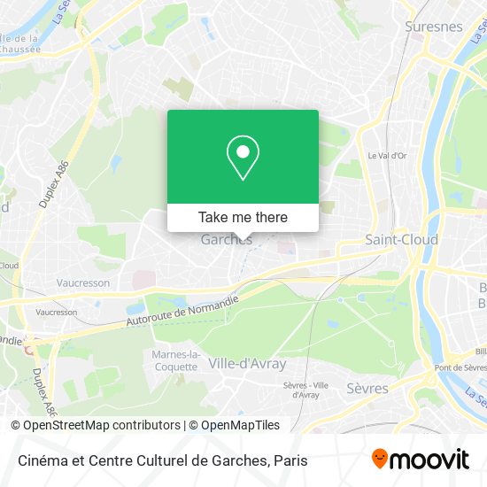 Cinéma et Centre Culturel de Garches map
