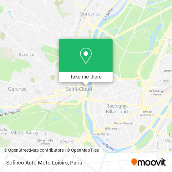 Sofinco Auto Moto Loisirs map
