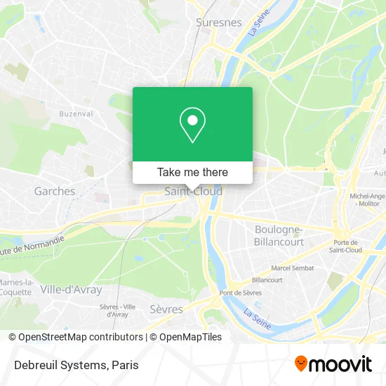 Debreuil Systems map