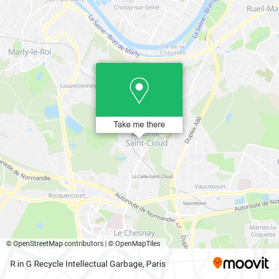 R in G Recycle Intellectual Garbage map