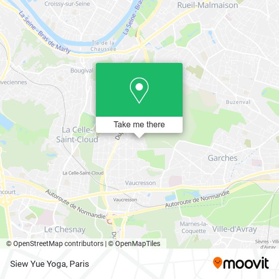 Siew Yue Yoga map