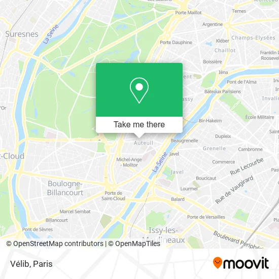 Vélib map