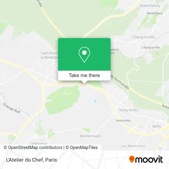 L'Atelier du Chef map