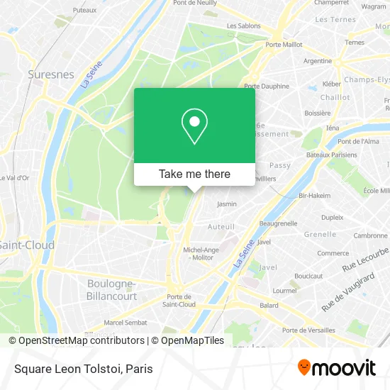 Square Leon Tolstoi map