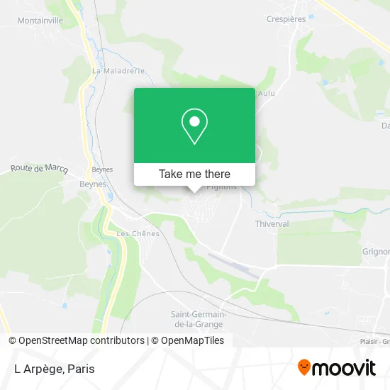 L Arpège map