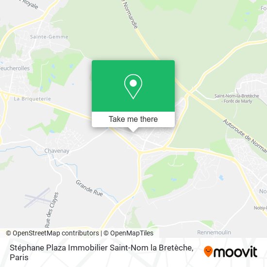 Stéphane Plaza Immobilier Saint-Nom la Bretèche map