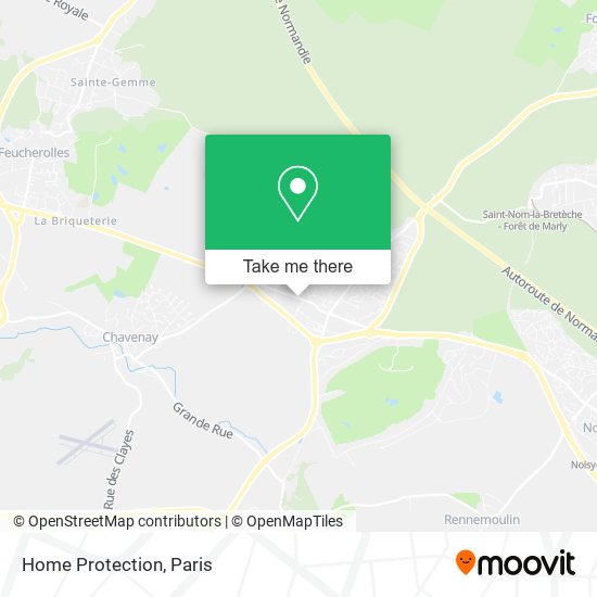 Home Protection map