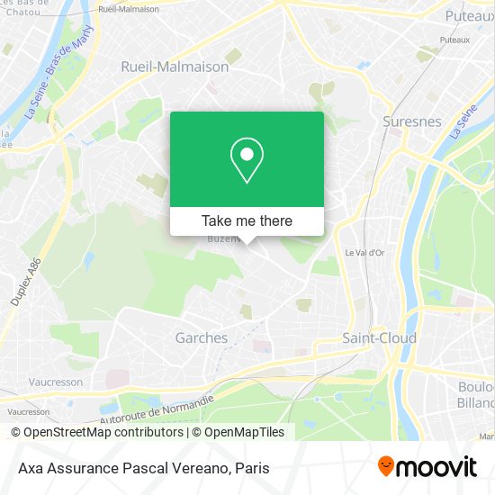 Axa Assurance Pascal Vereano map