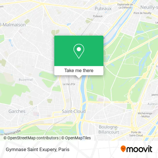 Gymnase Saint Exupery map