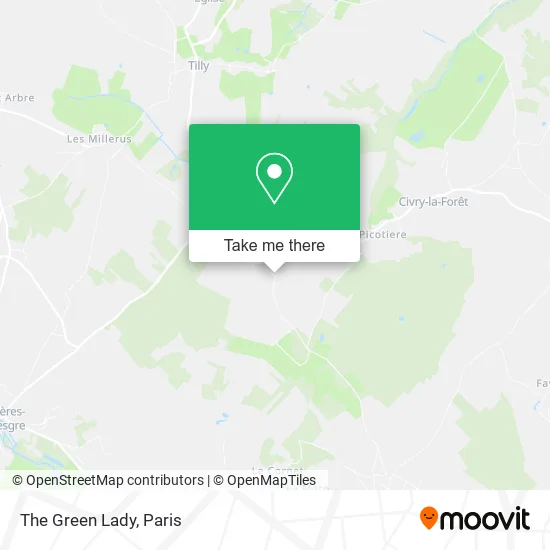 The Green Lady map