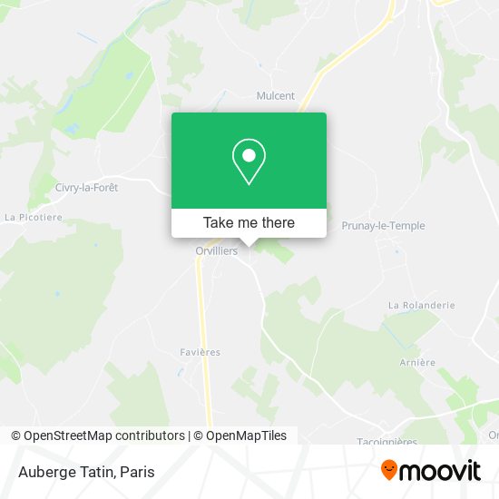 Auberge Tatin map