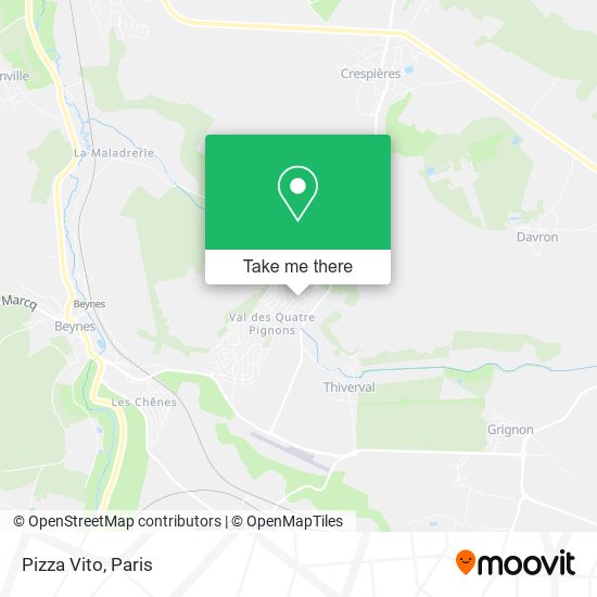 Pizza Vito map