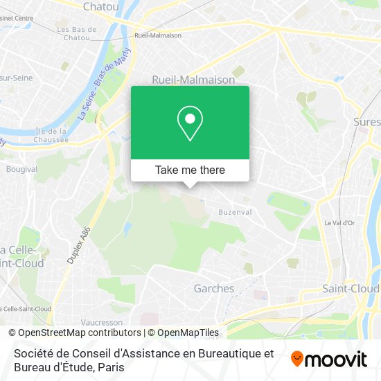 Société de Conseil d'Assistance en Bureautique et Bureau d'Étude map