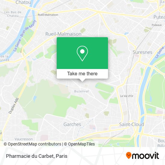 Pharmacie du Carbet map