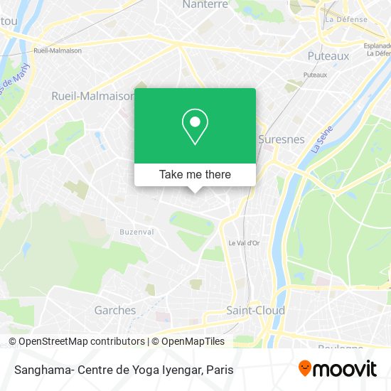 Sanghama- Centre de Yoga Iyengar map
