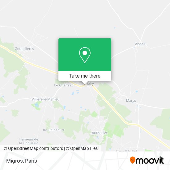 Migros map